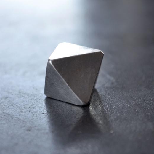Platonischer Körper: Oktaeder Silber 999 