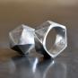 Ring für Männer Ikosaeder Silber 999-4